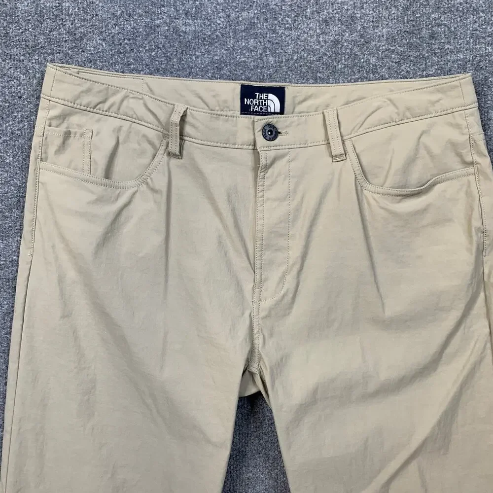 The North Face Pants Mens 36 Tan Sprag Lightweight Stretch Nylon Hiking Travel